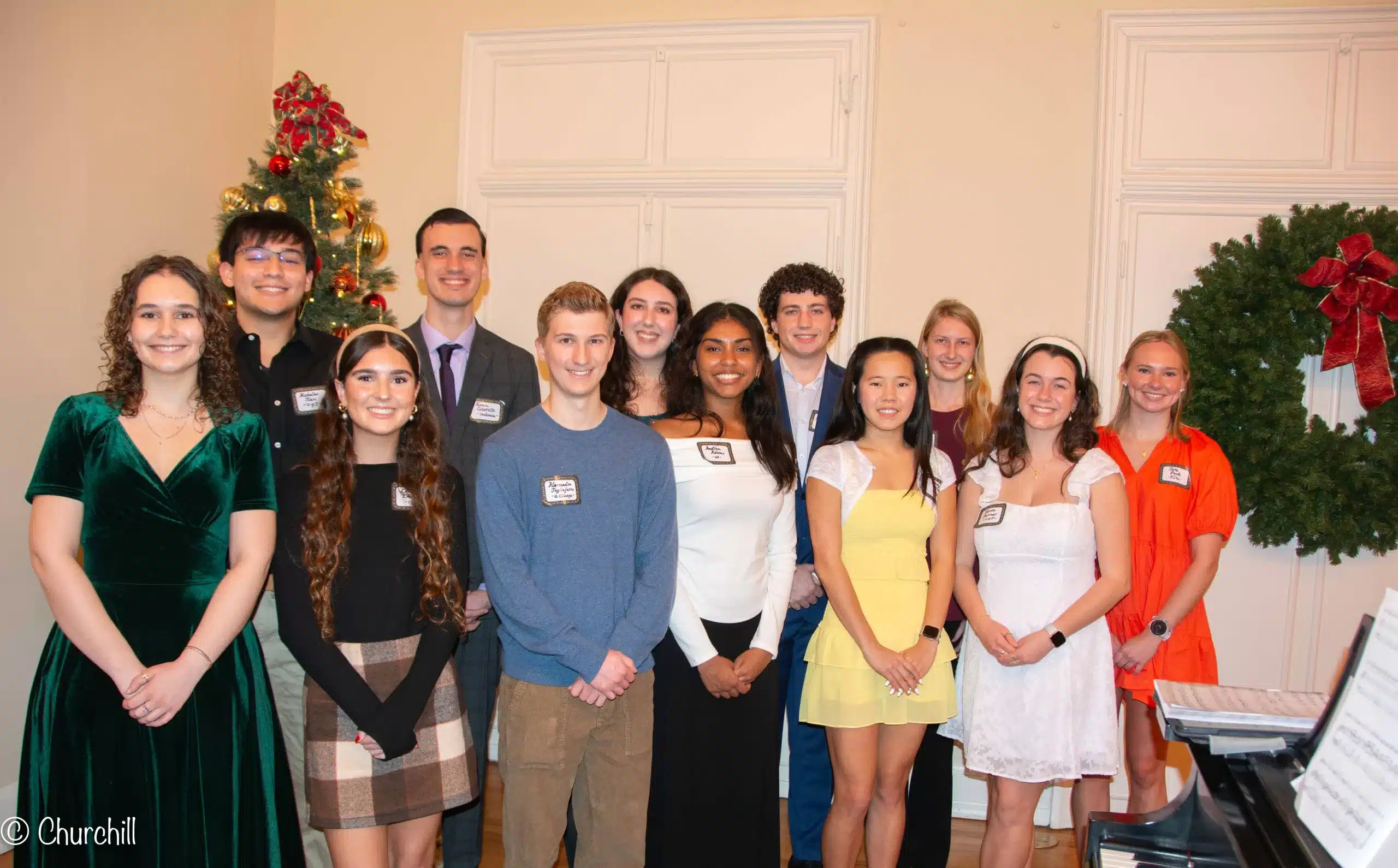 A scholarship presentation at the Woman's Club of Winter Park